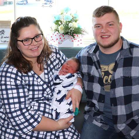 Oskaloosa boy is New Year's baby at PRHC